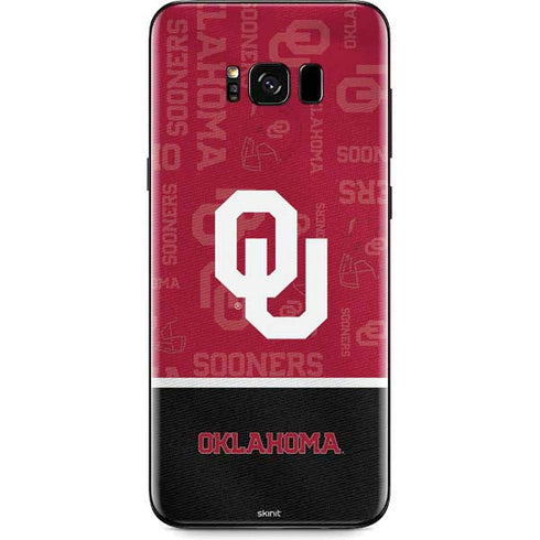 University of Oklahoma Split Jersey Galaxy S8 Plus Skin